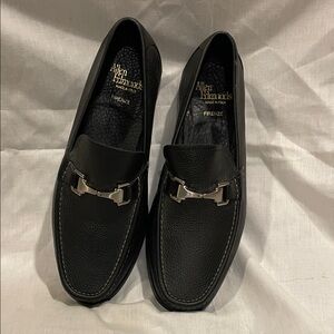Allen Edmonds Firenze Brown Leather Slip On Horse Bit Loafers Shoes Mens 11
